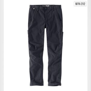 CARHARTT FLAME-RESISTANT FORCE RELAXED FIT RIPSTOP UTILITY WORK PANT NAVY 40x32